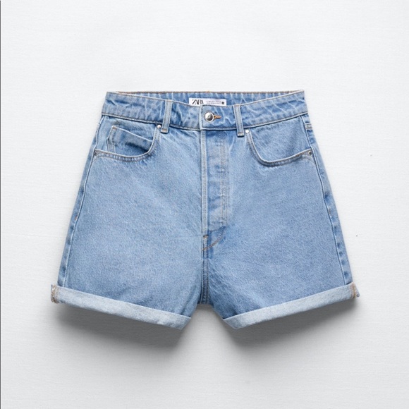 Zara mom denim shorts - Picture 1 of 3